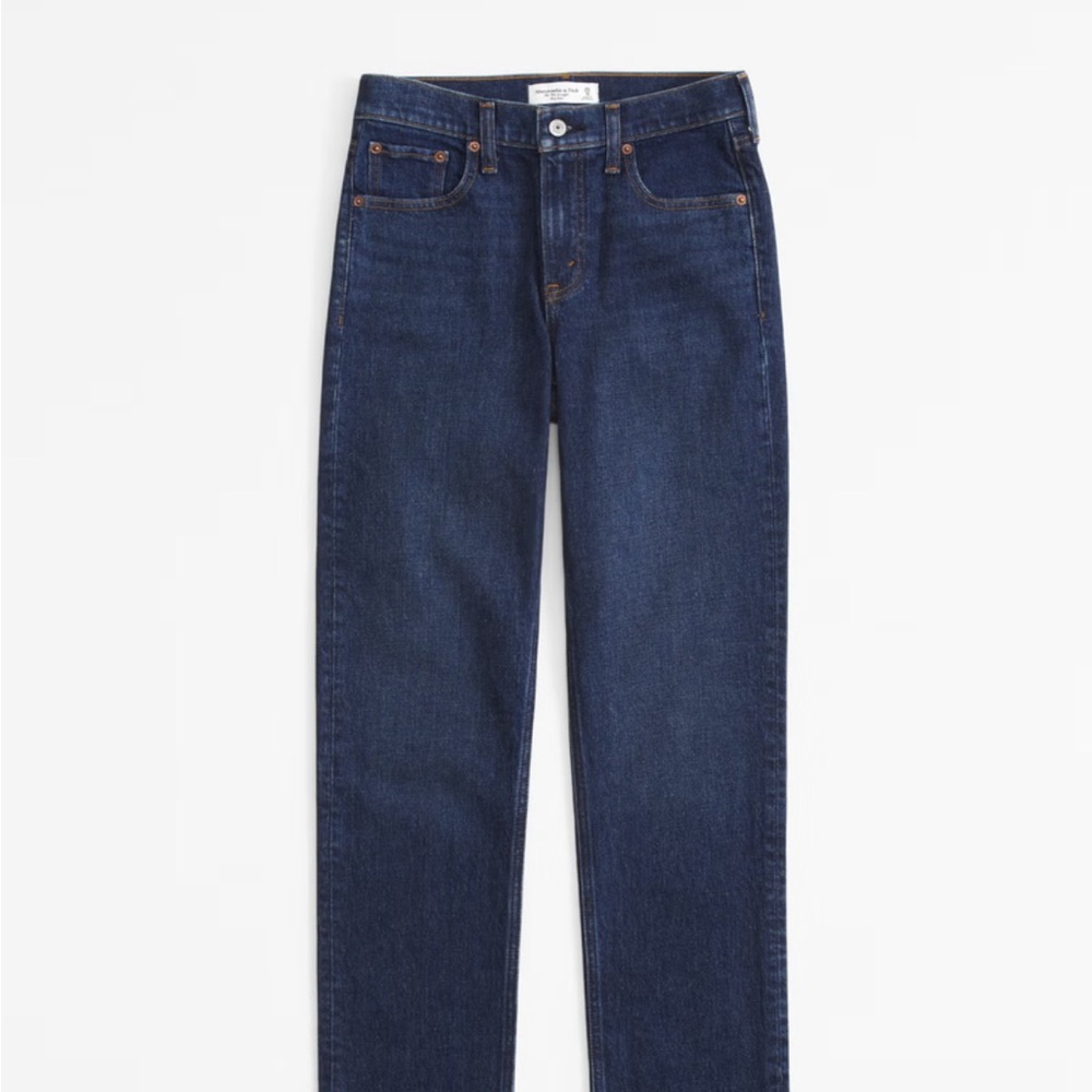 BRAND NEW NEVER WORN Abercrombie & Fitch Blue Straight Jeans Timeless Design
